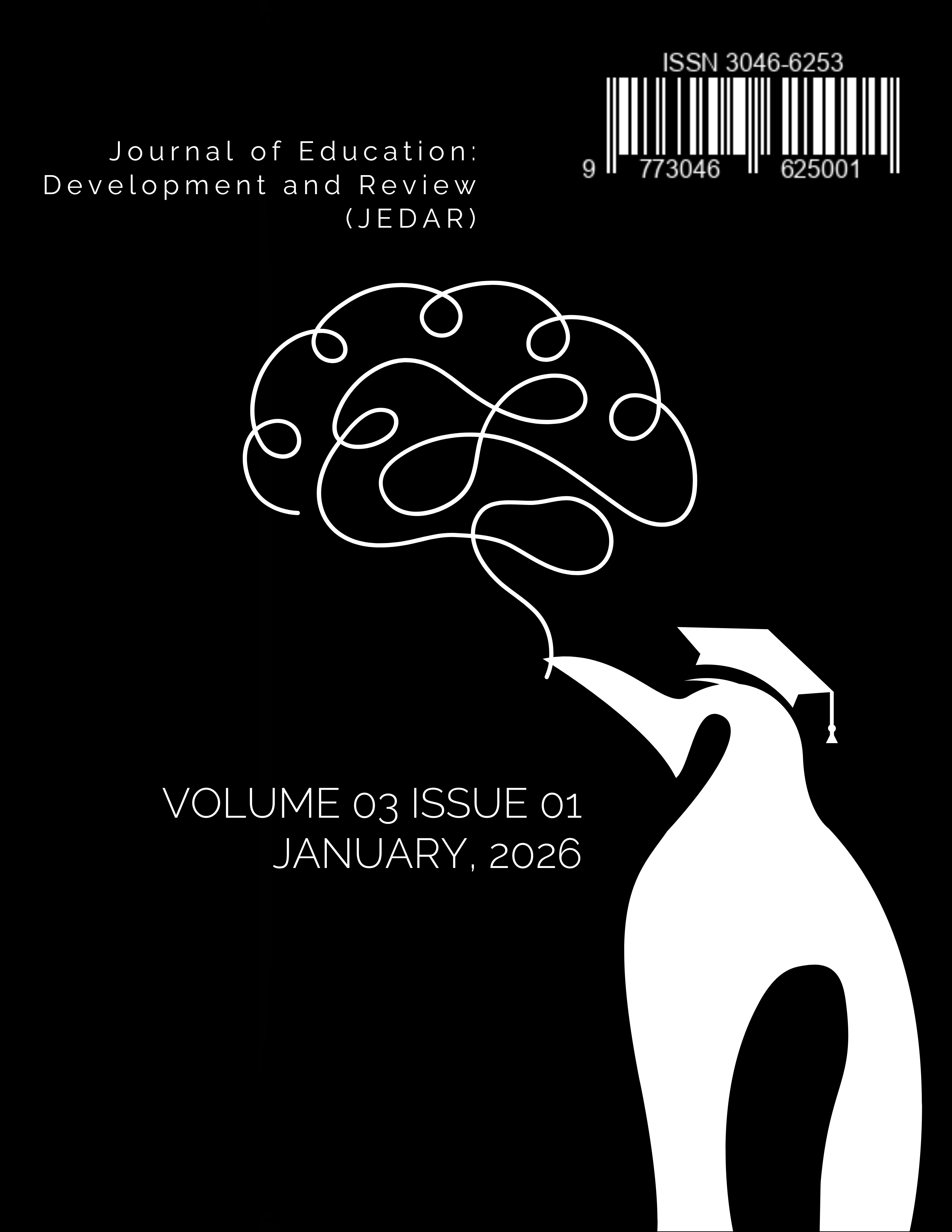 					View Vol. 3 No. 1 (2026): JOURNAL OF EDUCATION: DEVELOPMENT AND REVIEW (JEDAR)
				